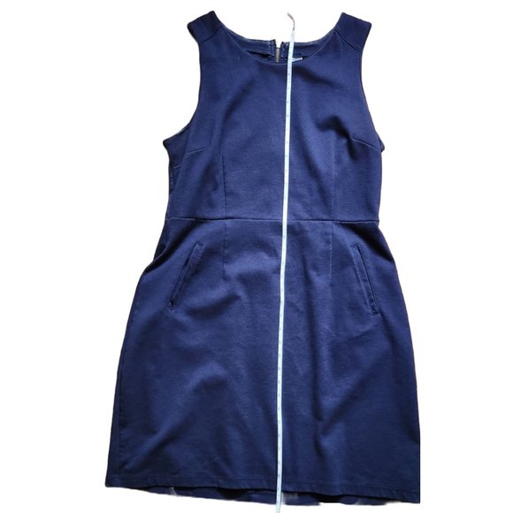 Navy Blue Old Navy Large Sleeveless Dress with pockets - Picture 3 of 7